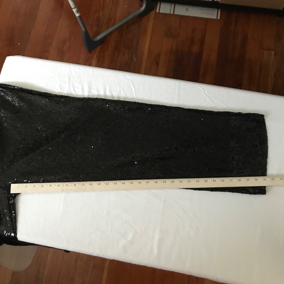 JOAN BOYCE Black Sequin Pants Pull-On Relaxed Fit Women’s Size XL 1X - Picture 15 of 16